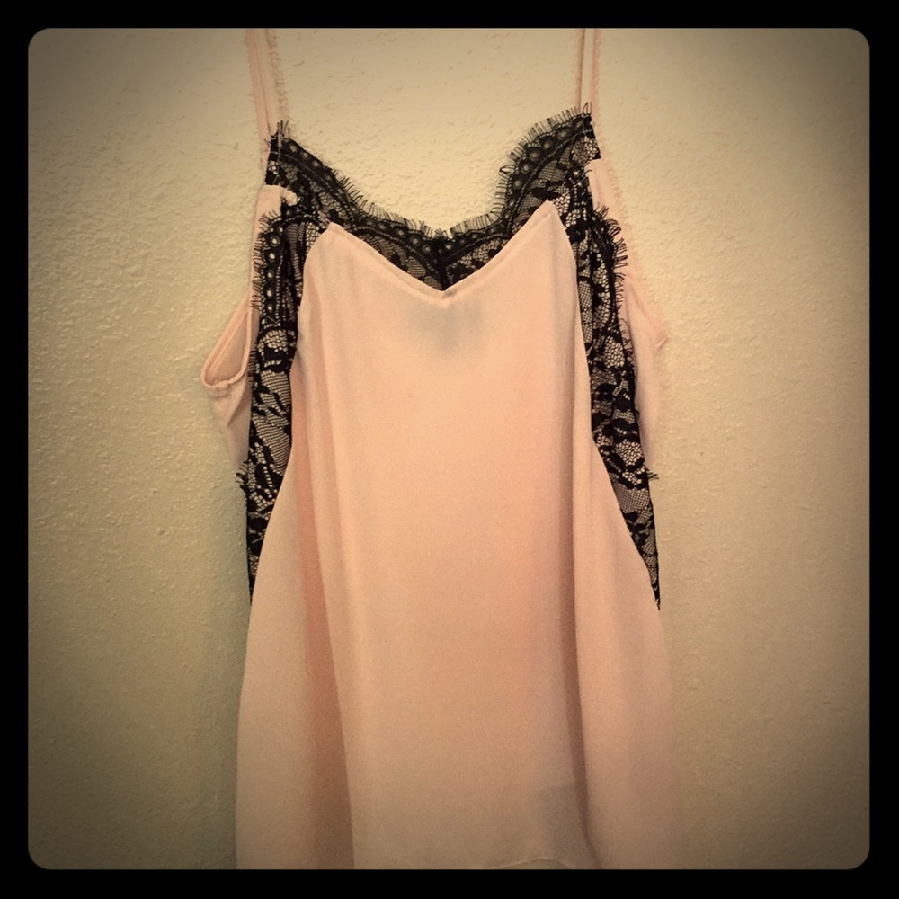 Soft pink blouse